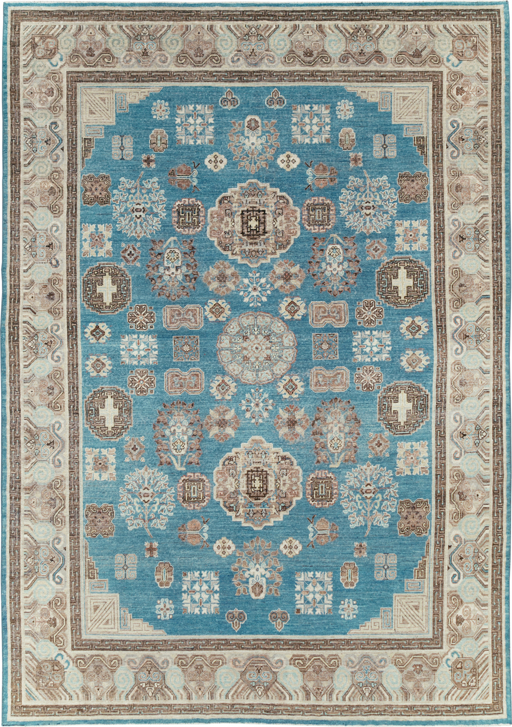 Modern Khotan Carpet, No.30590 - Galerie Shabab