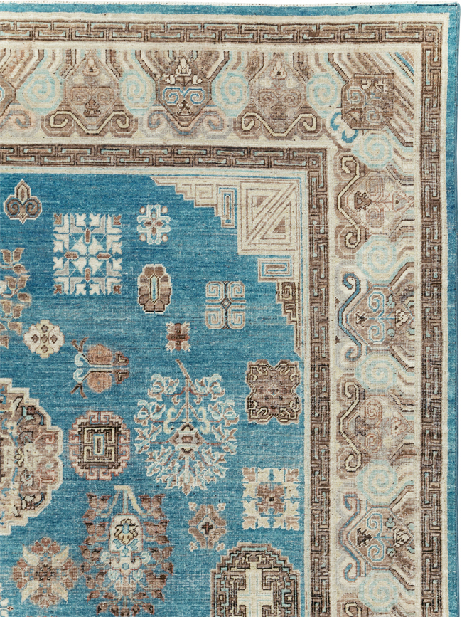 Modern Khotan Carpet, No.30590 - Galerie Shabab