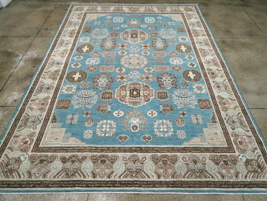 Modern Khotan Carpet, No.30590 - Galerie Shabab