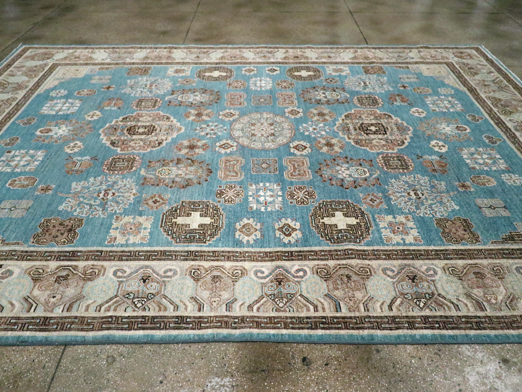 Modern Khotan Carpet, No.30590 - Galerie Shabab