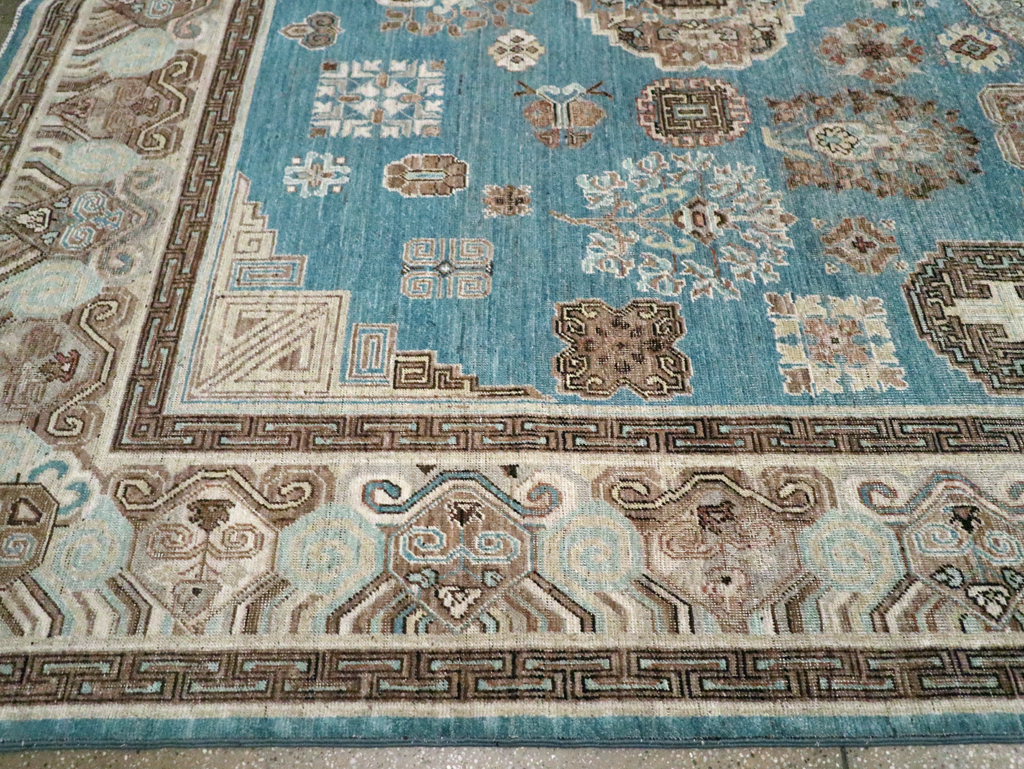 Modern Khotan Carpet, No.30590 - Galerie Shabab