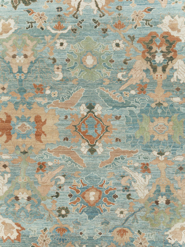 Modern Persian Sultanabad Large Room Size Carpet, No.30594 - Galerie Shabab