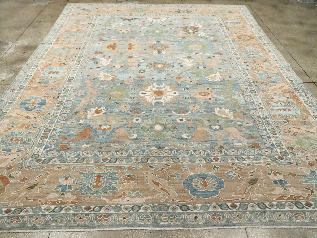 Modern Persian Sultanabad Large Room Size Carpet, No.30594 - Galerie Shabab