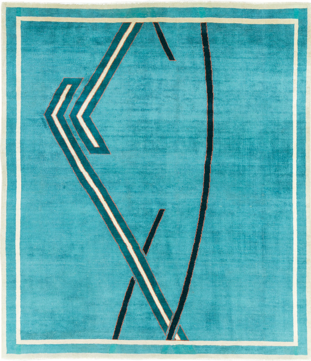 Vintage Persian Art Deco Rug, No.30595 - Galerie Shabab