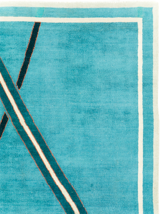 Vintage Persian Art Deco Rug, No.30595 - Galerie Shabab