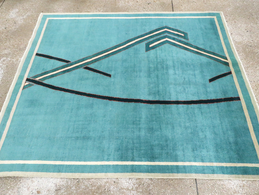 Vintage Persian Art Deco Rug, No.30595 - Galerie Shabab