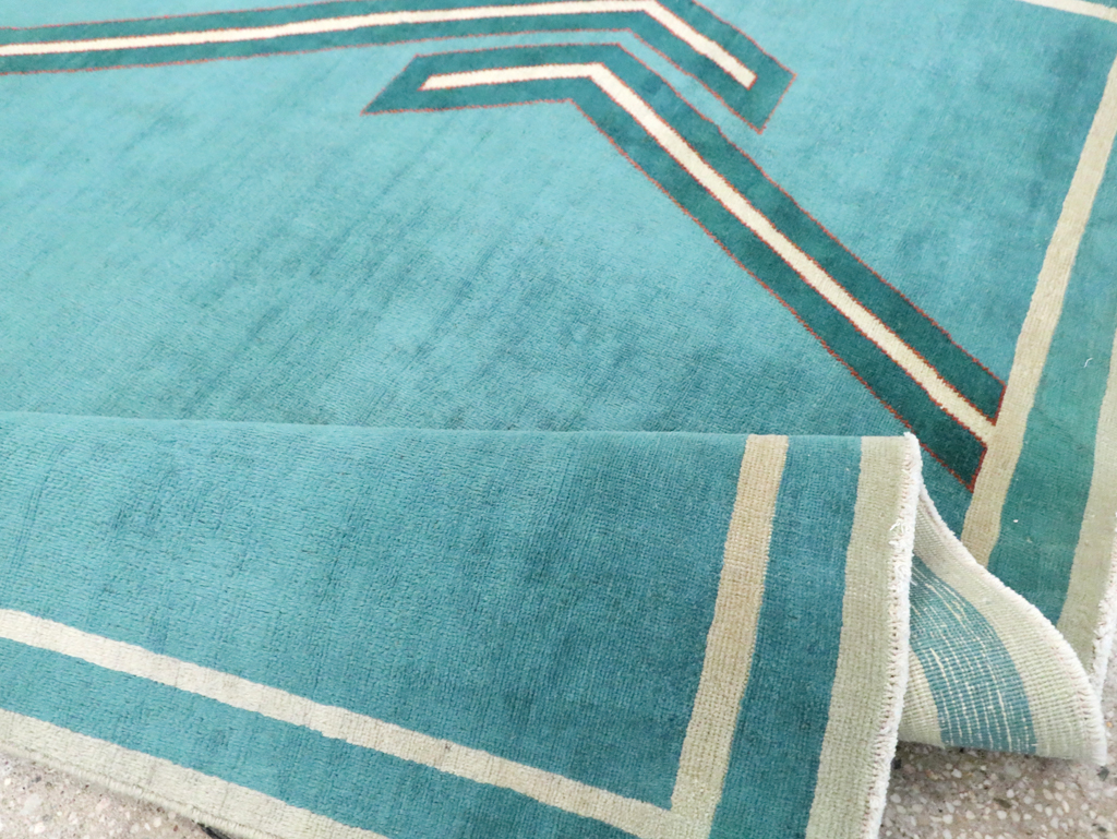Vintage Persian Art Deco Rug, No.30595 - Galerie Shabab