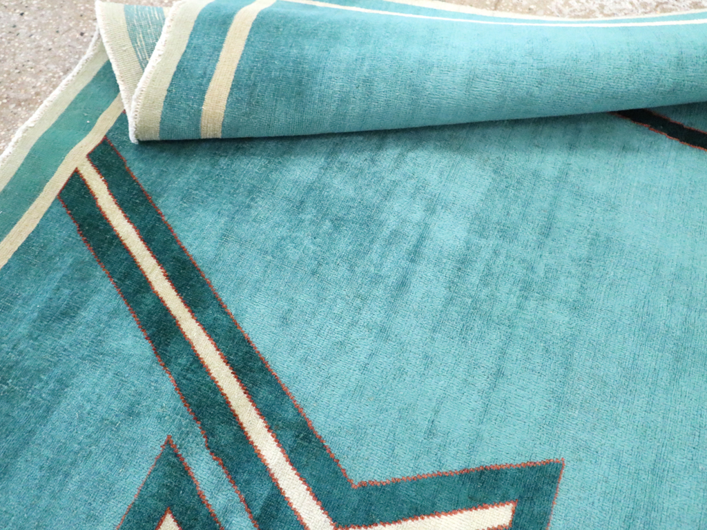 Vintage Persian Art Deco Rug, No.30595 - Galerie Shabab