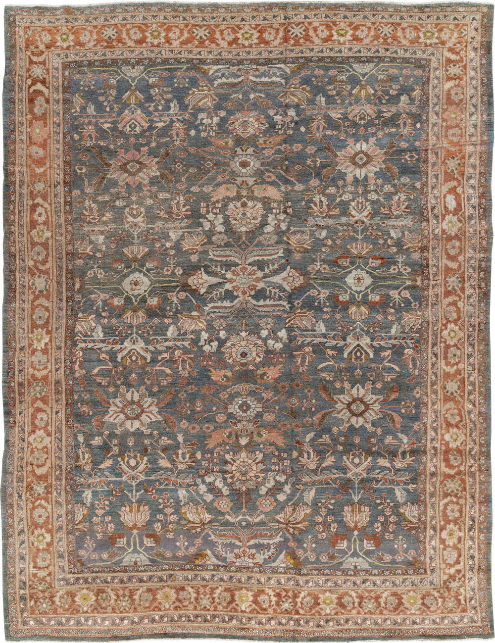 Antique Persian Bibikabad Room Size Carpet, No.30597 - Galerie Shabab