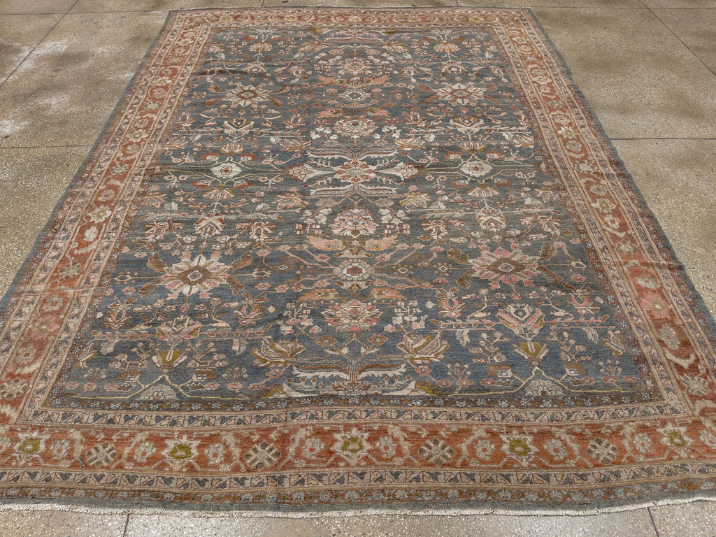 Antique Persian Bibikabad Room Size Carpet, No.30597 - Galerie Shabab