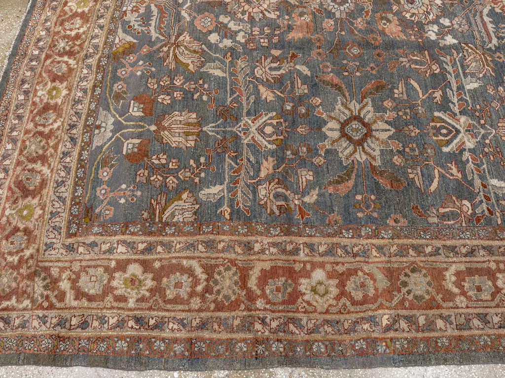 Antique Persian Bibikabad Room Size Carpet, No.30597 - Galerie Shabab