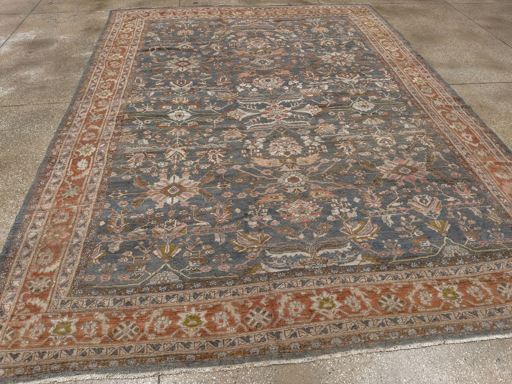 Antique Persian Bibikabad Room Size Carpet, No.30597 - Galerie Shabab