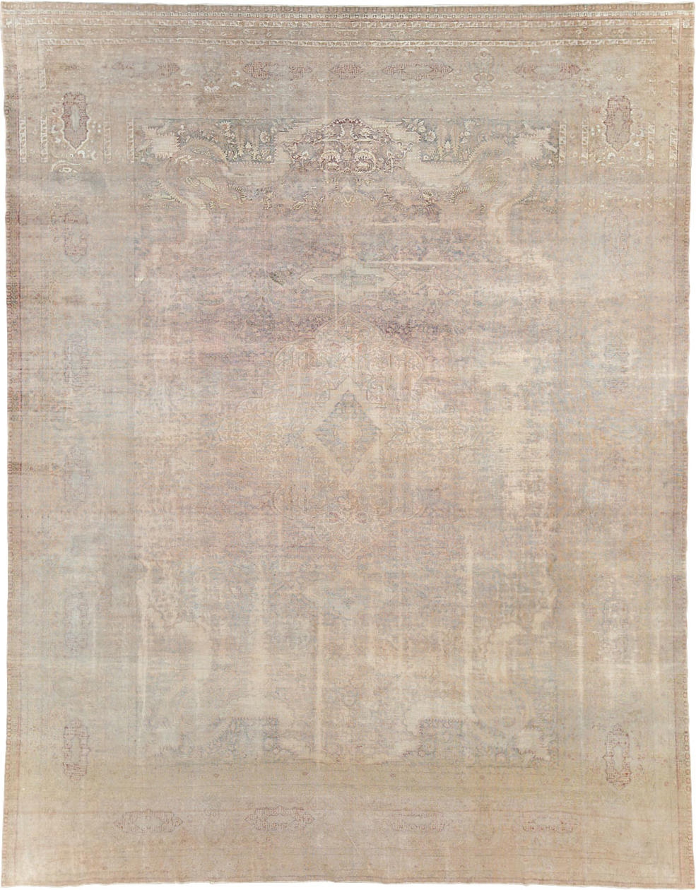 Antique Turkish Kayseri Room Size Carpet, No.30599 - Galerie Shabab