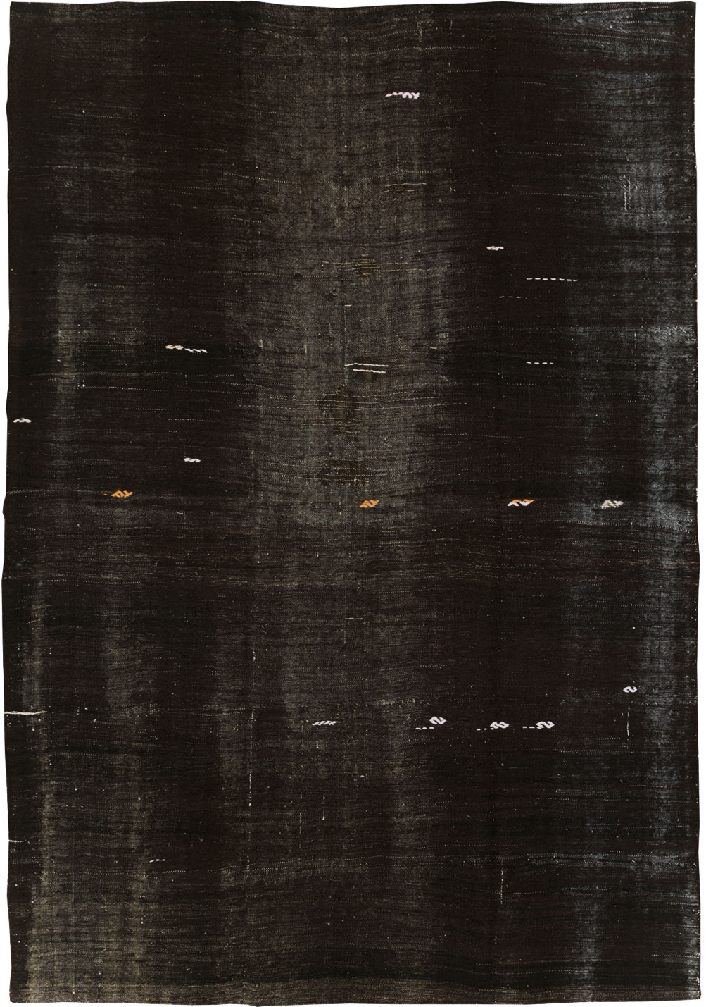 Vintage Turkish Flatweave Kilim Small Room Size Carpet, No.30600 - Galerie Shabab