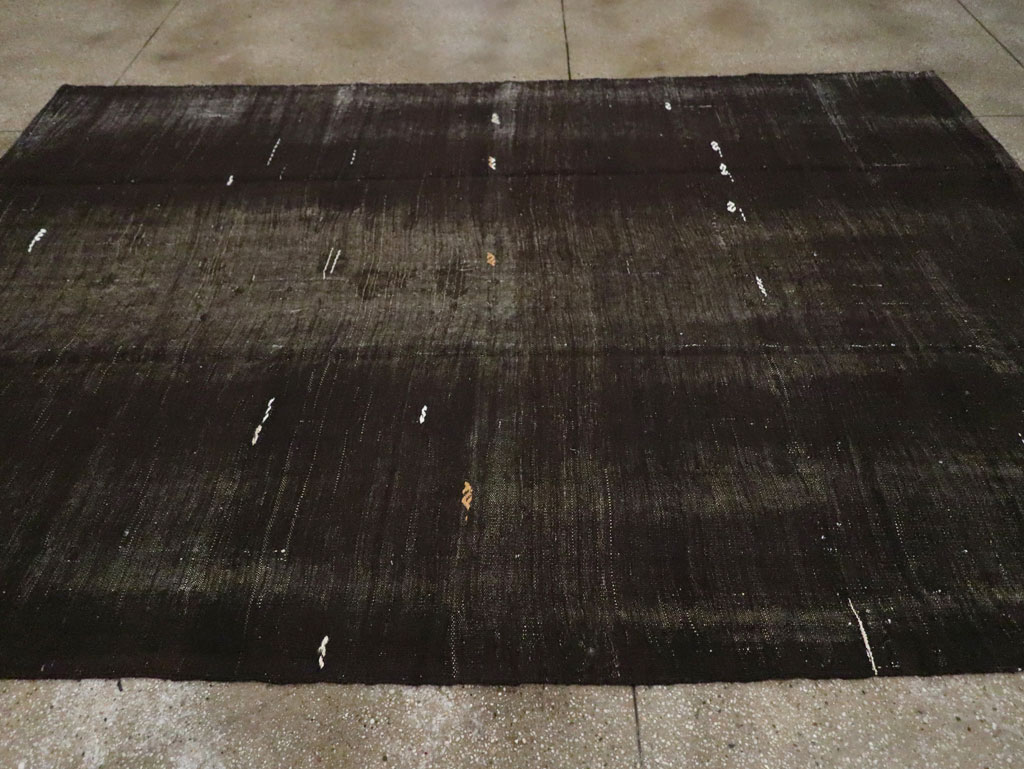 Vintage Turkish Flatweave Kilim Small Room Size Carpet, No.30600 - Galerie Shabab