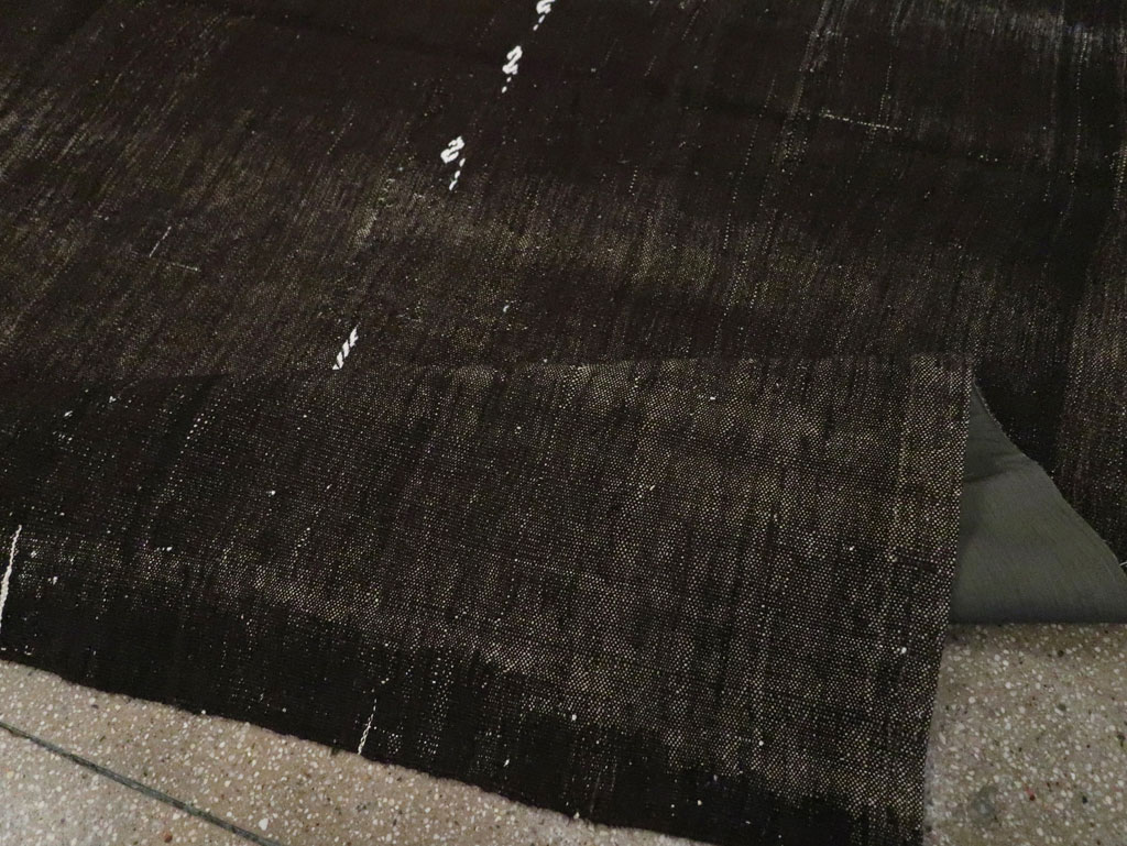 Vintage Turkish Flatweave Kilim Small Room Size Carpet, No.30600 - Galerie Shabab