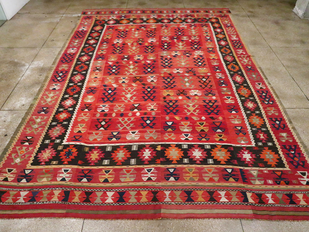 Vintage Turkish Kilim, No.30604 - Galerie Shabab