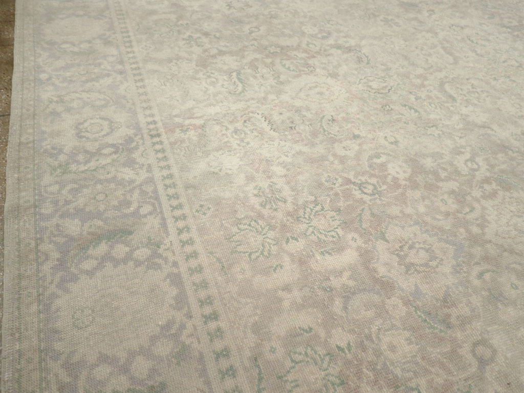 Vintage Turkish Oushak Oversize Carpet, No.30606 - Galerie Shabab