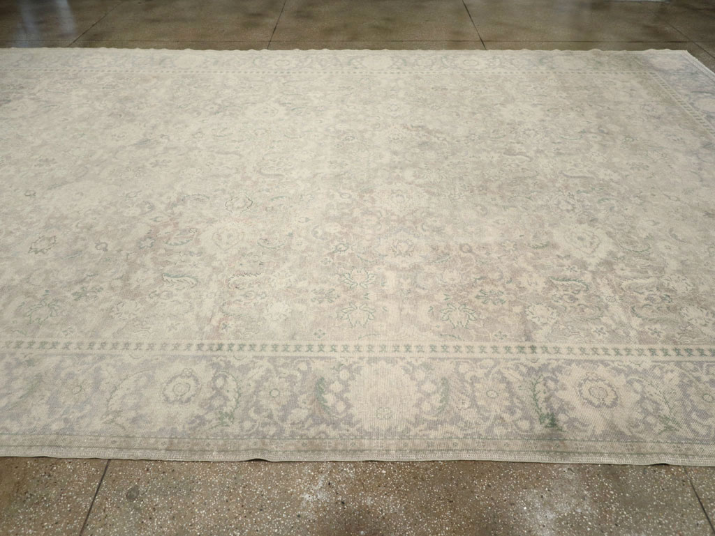 Vintage Turkish Oushak Oversize Carpet, No.30606 - Galerie Shabab