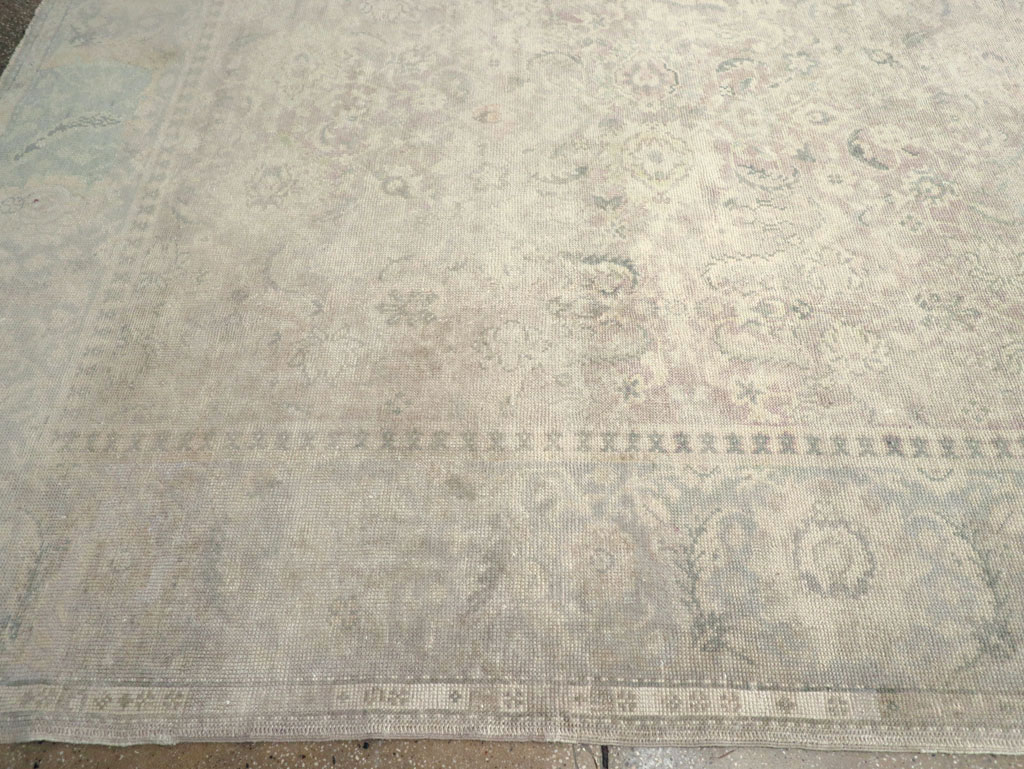 Vintage Turkish Oushak Oversize Carpet, No.30606 - Galerie Shabab