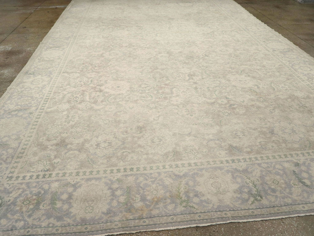 Vintage Turkish Oushak Oversize Carpet, No.30606 - Galerie Shabab