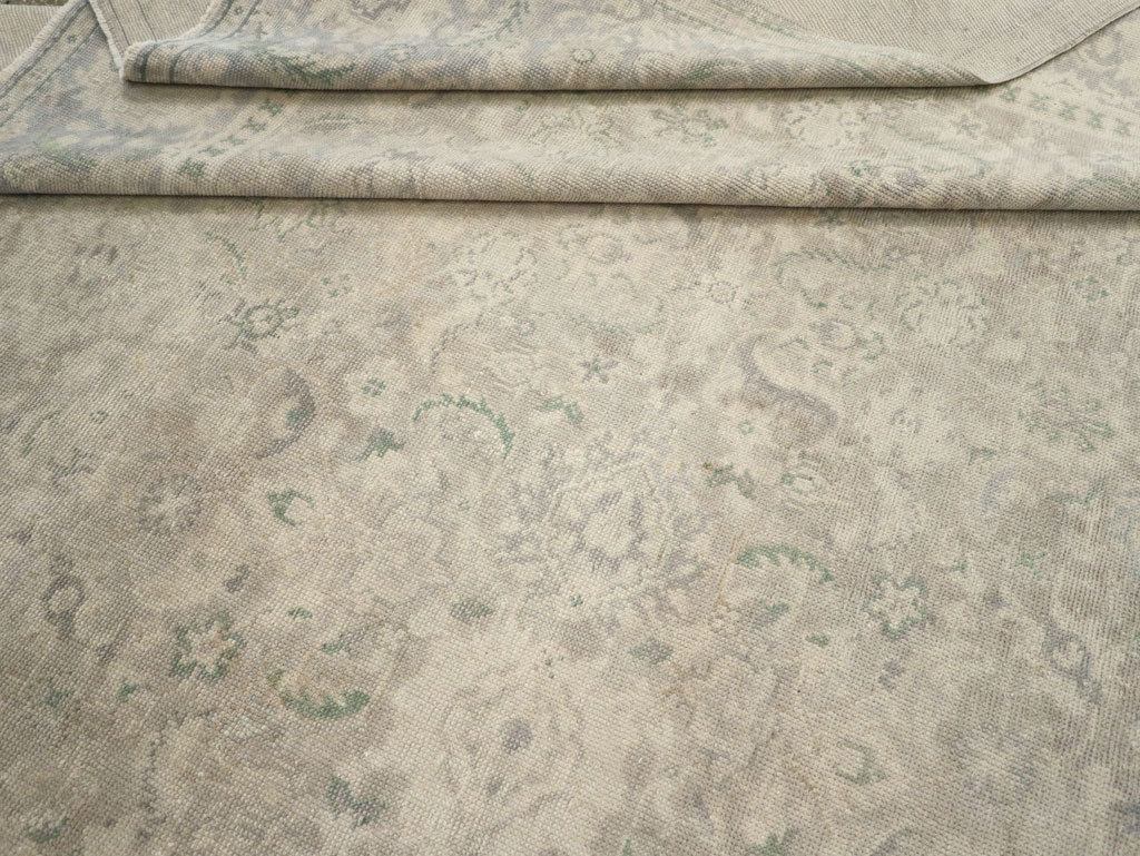 Vintage Turkish Oushak Oversize Carpet, No.30606 - Galerie Shabab