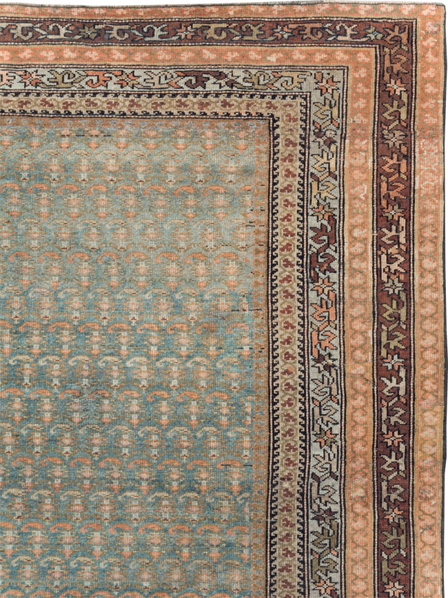 Antique Persian Kurd Large Gallery Carpet, No.30610 - Galerie Shabab