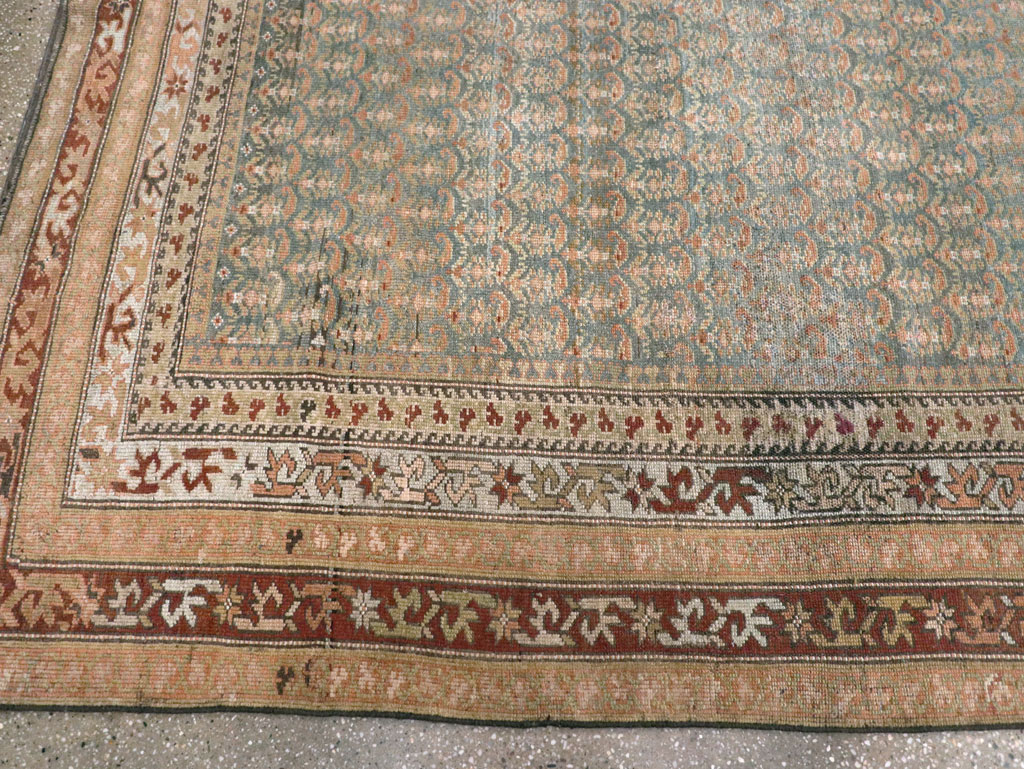 Antique Persian Kurd Large Gallery Carpet, No.30610 - Galerie Shabab