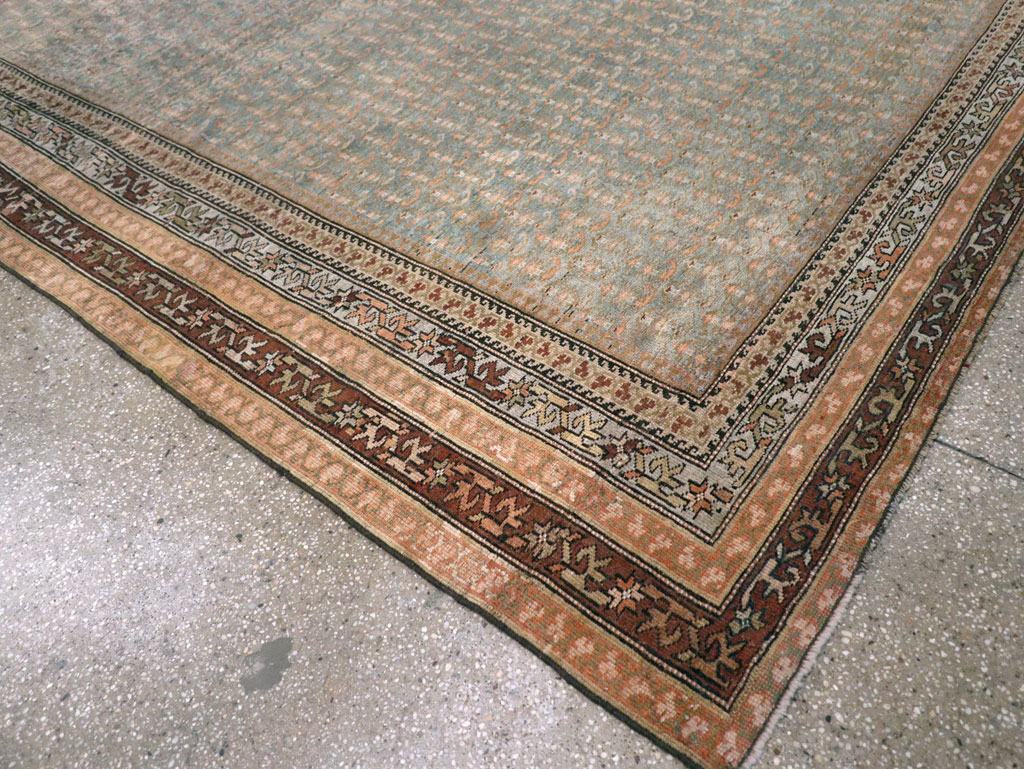 Antique Persian Kurd Large Gallery Carpet, No.30610 - Galerie Shabab