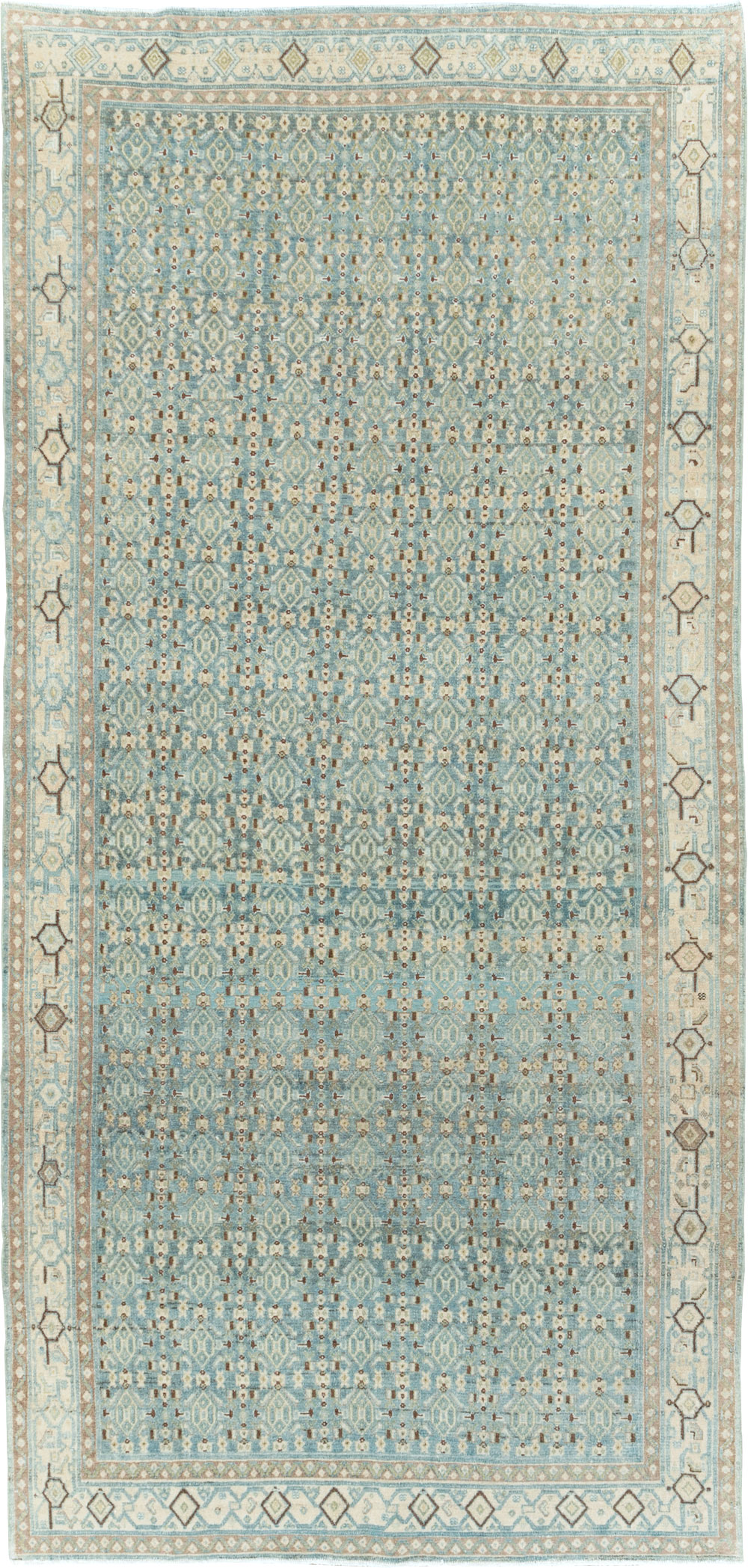Antique Persian Senneh Malayer Carpet, No.30611 - Galerie Shabab