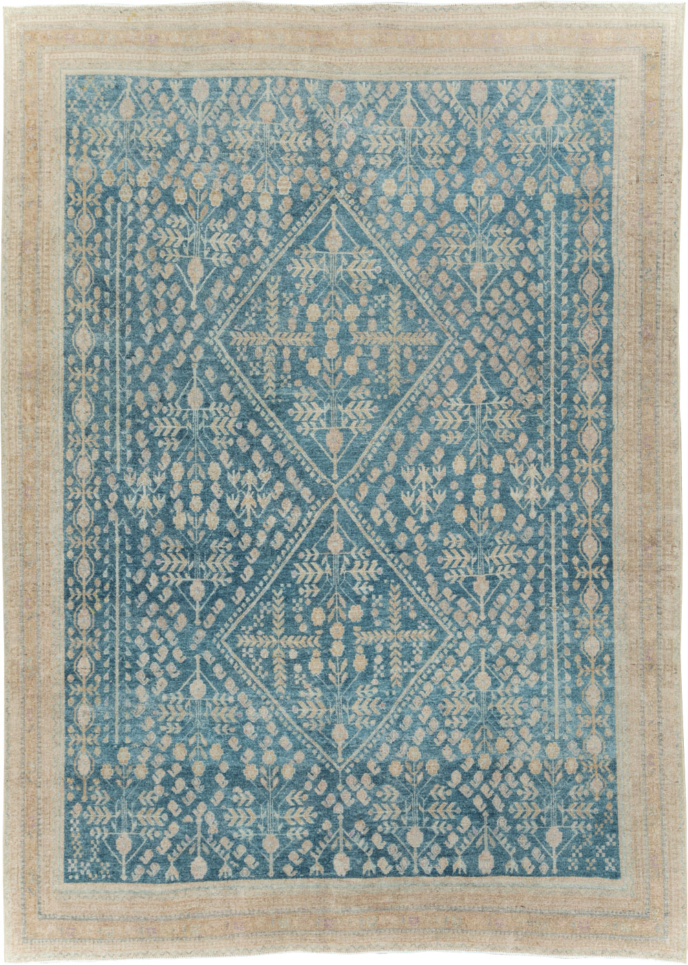 Vintage Persian Afshar Accent Rug, No.30612 - Galerie Shabab