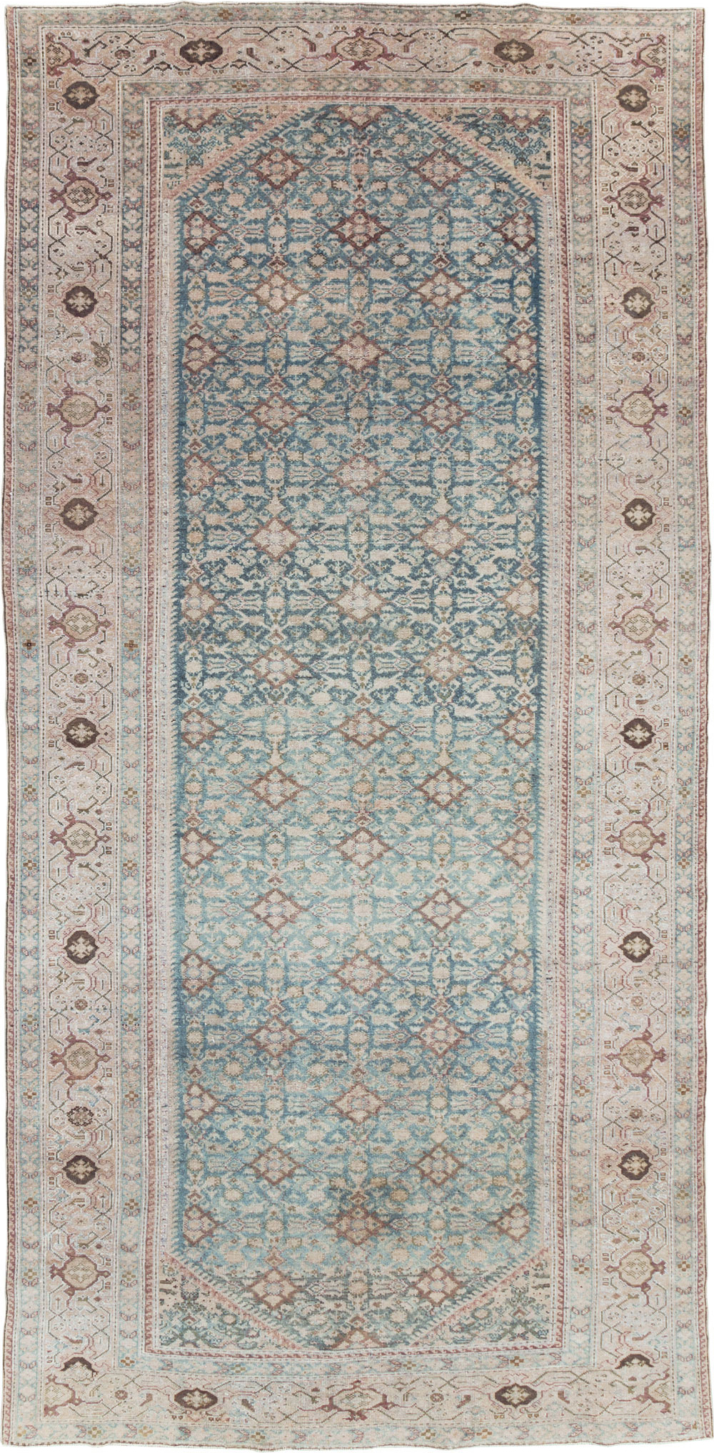 Antique Persian Malayer Gallery Carpet, No.30613 - Galerie Shabab