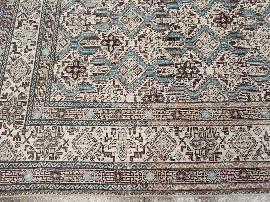 Vintage Persian Tabriz Small Room Size Carpet, No.30614 - Galerie Shabab