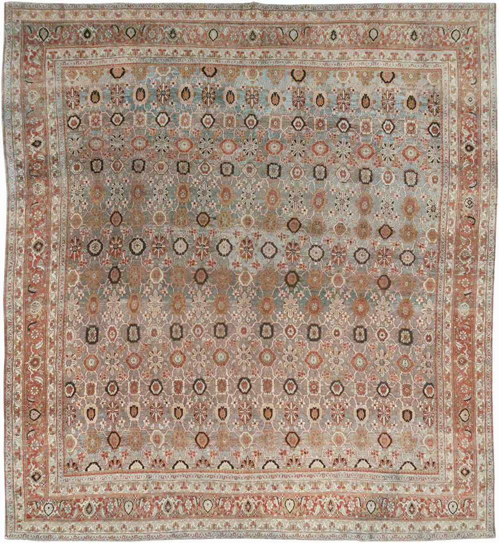 Antique Persian Bidjar Room Size Carpet, No.30619 - Galerie Shabab