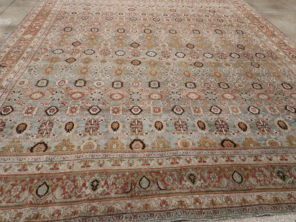 Antique Persian Bidjar Room Size Carpet, No.30619 - Galerie Shabab