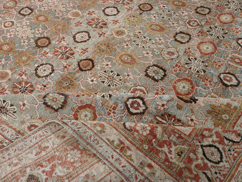 Antique Persian Bidjar Room Size Carpet, No.30619 - Galerie Shabab