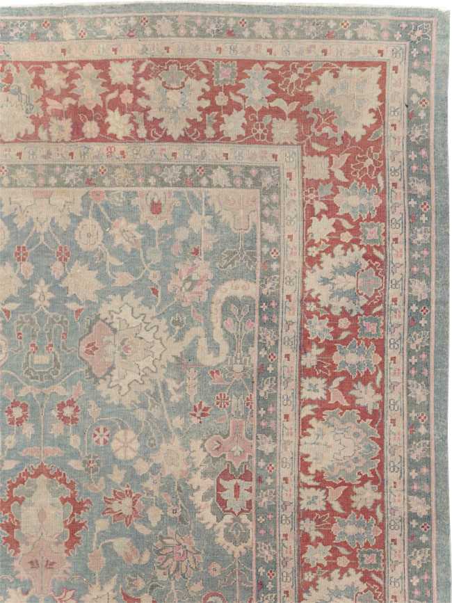 Vintage Indian Lahore Room Size Carpet, No.30620 - Galerie Shabab