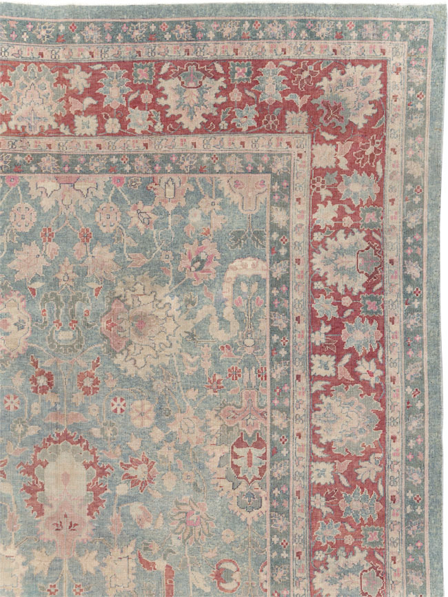 Vintage Indian Lahore Room Size Carpet, No.30620 - Galerie Shabab