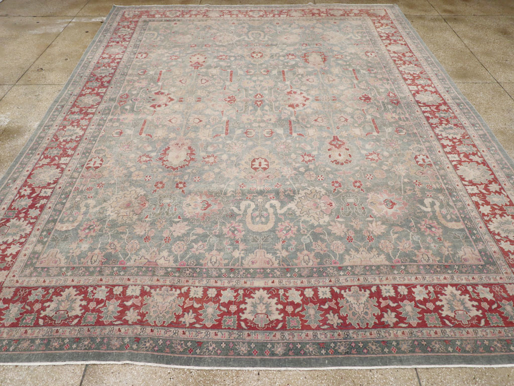 Vintage Indian Lahore Room Size Carpet, No.30620 - Galerie Shabab