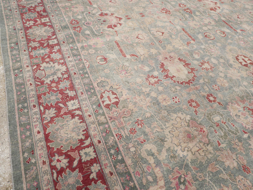 Vintage Indian Lahore Room Size Carpet, No.30620 - Galerie Shabab