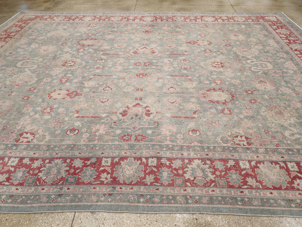 Vintage Indian Lahore Room Size Carpet, No.30620 - Galerie Shabab