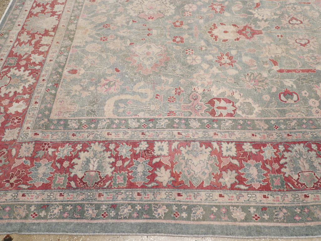 Vintage Indian Lahore Room Size Carpet, No.30620 - Galerie Shabab