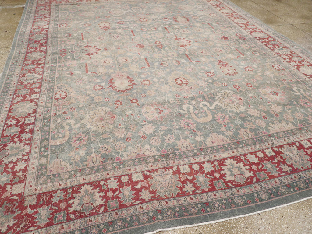 Vintage Indian Lahore Room Size Carpet, No.30620 - Galerie Shabab
