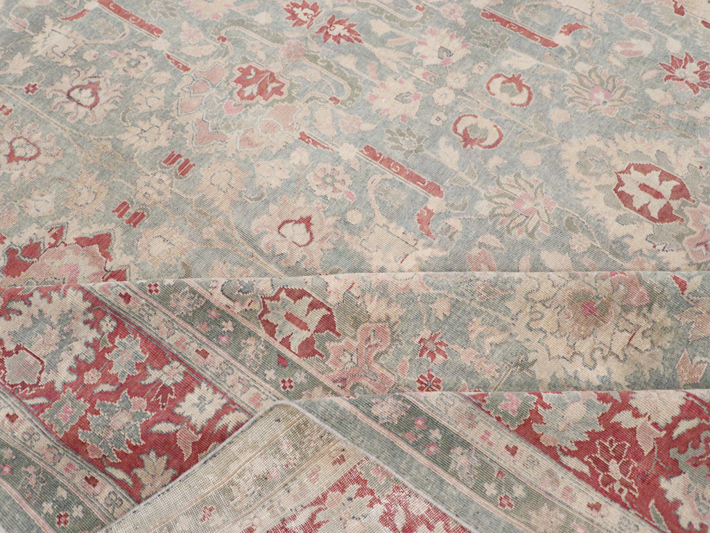 Vintage Indian Lahore Room Size Carpet, No.30620 - Galerie Shabab