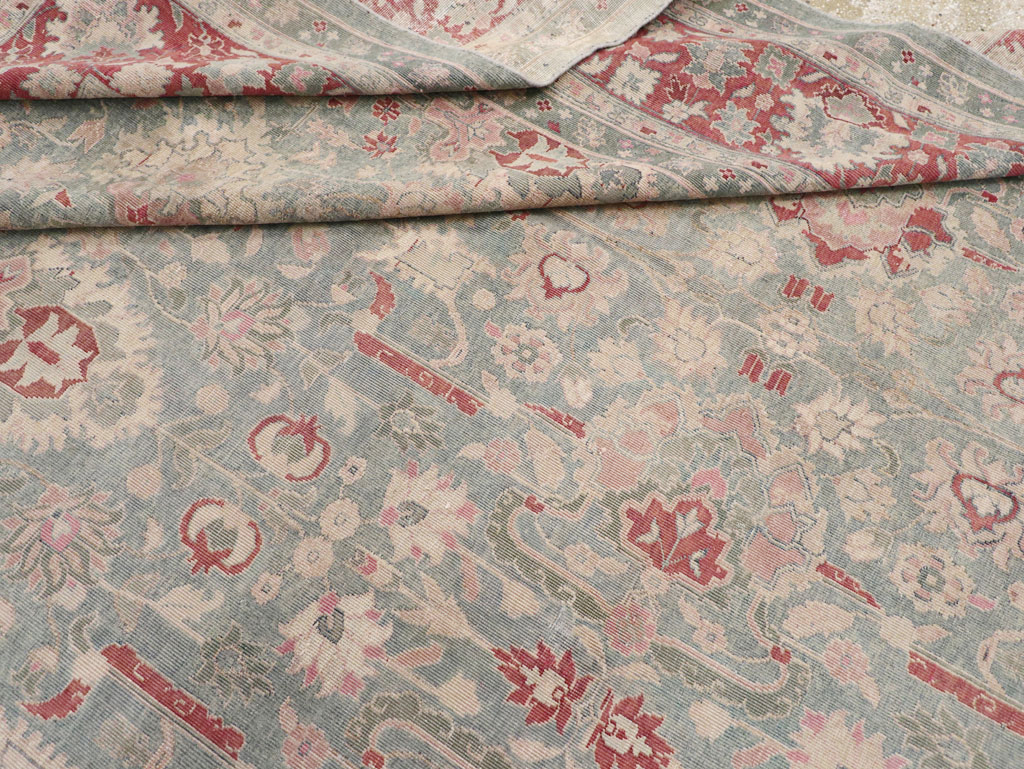 Vintage Indian Lahore Room Size Carpet, No.30620 - Galerie Shabab