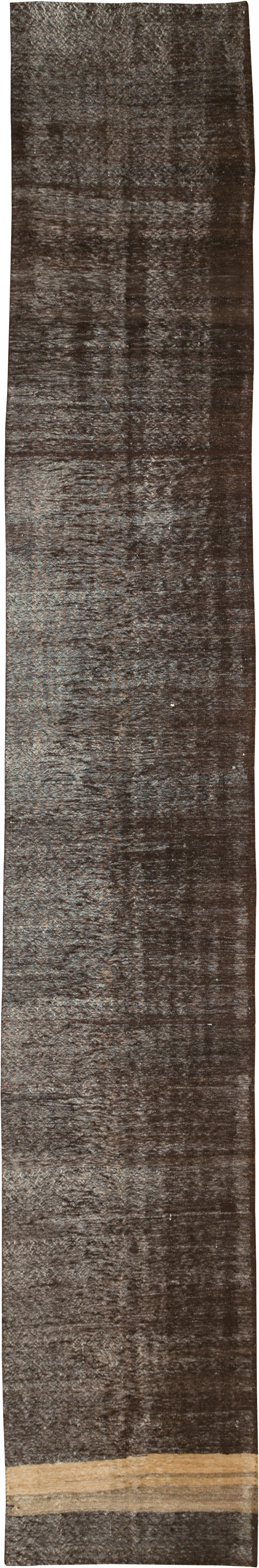 Vintage Turkish Flatweave Kilim Long Runner, No.30624 - Galerie Shabab