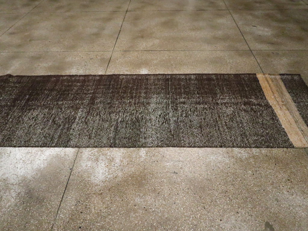 Vintage Turkish Flatweave Kilim Long Runner, No.30624 - Galerie Shabab