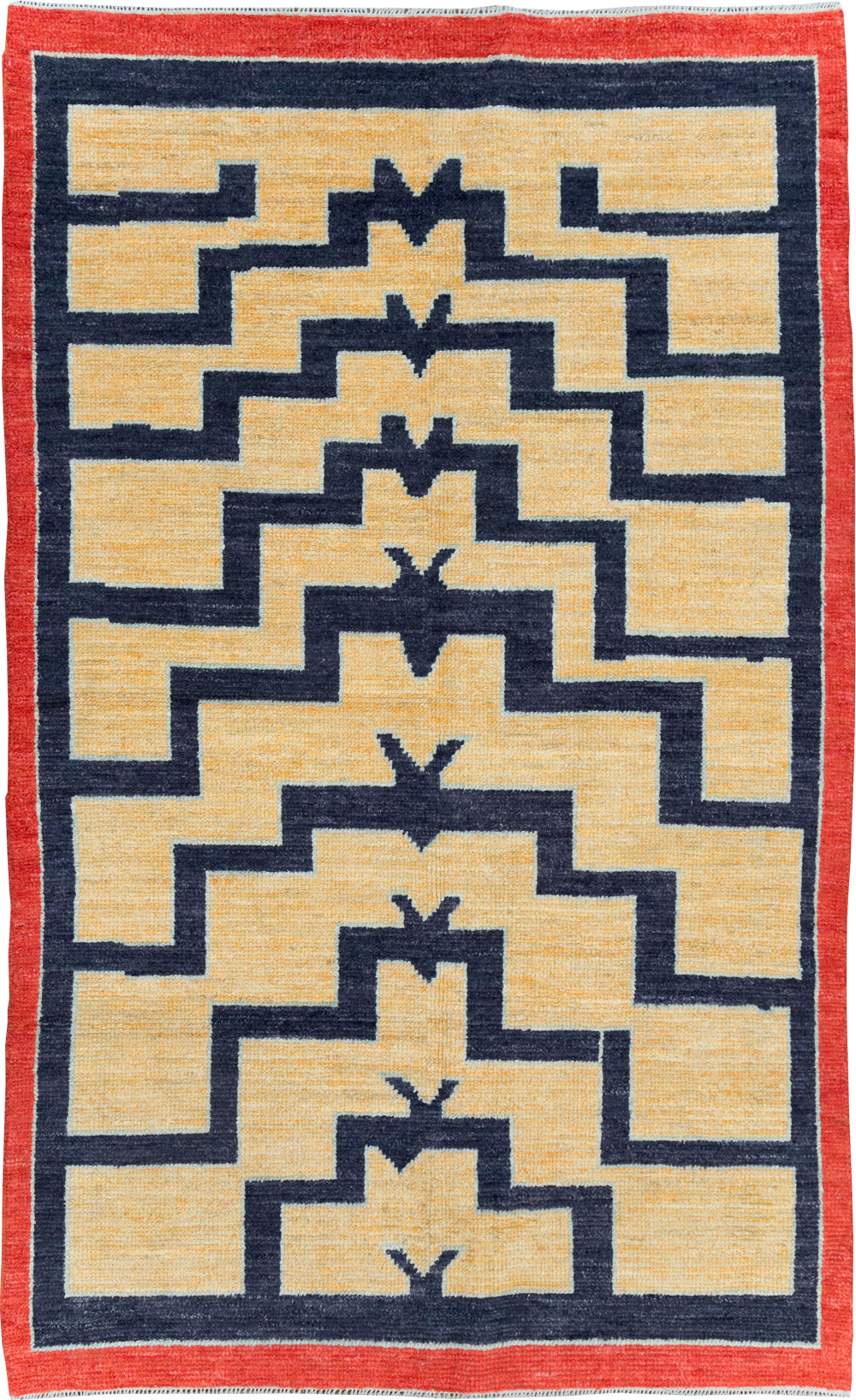 Contemporary Turkish Tulu Accent Rug, No.30627 - Galerie Shabab