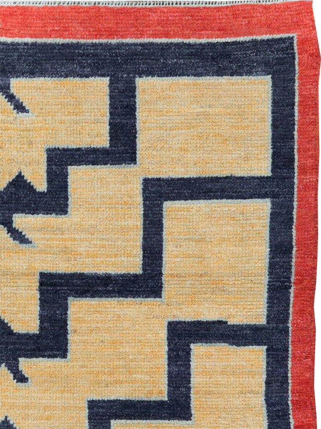 Contemporary Turkish Tulu Accent Rug, No.30627 - Galerie Shabab