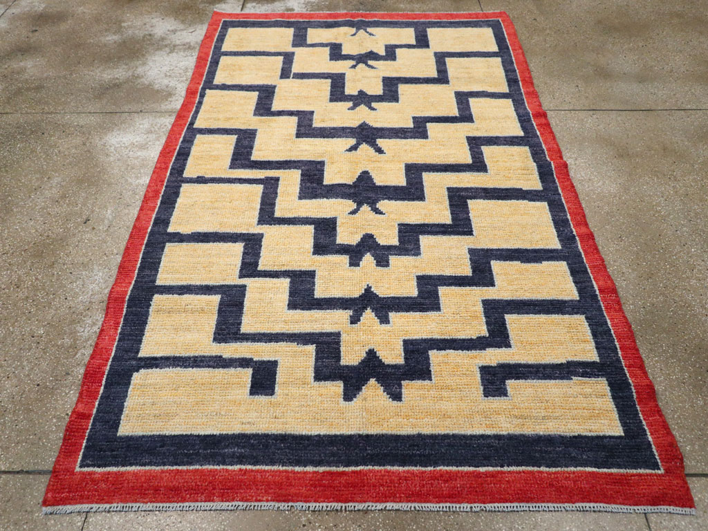 Contemporary Turkish Tulu Accent Rug, No.30627 - Galerie Shabab